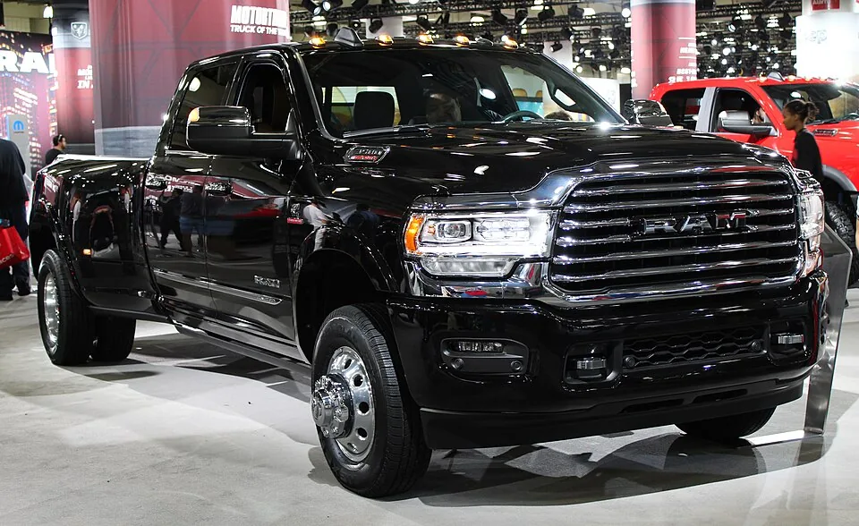2019 Ram 3500 Heavy Duty Turbo Diesel with Cummins engine front NYIAS 2019