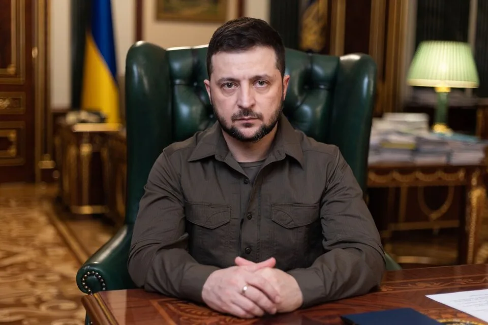 President Volodymyr Zelenskyy addresses the nation following the Bucha Massacre