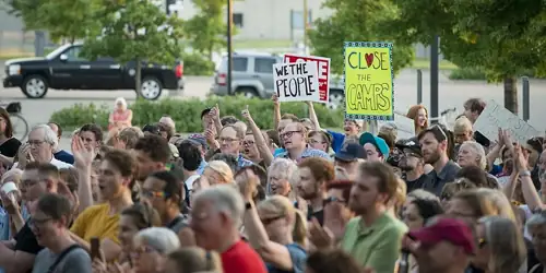 Democrats Tour Texas Detention Holding a 2-Month-Old, Call Conditions 'Inhumane'
