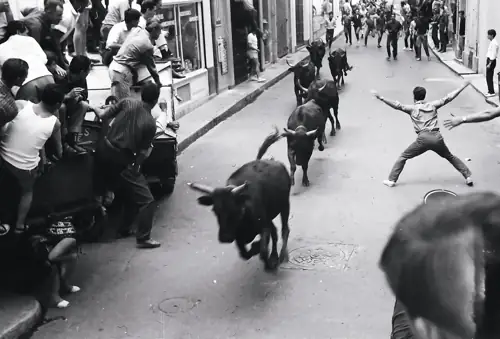 Man Gets Gored in the Face at Running of the Bulls, Shocked Somehow
