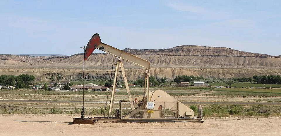Oil well in Rangely, Colorado