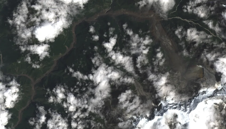 Landsat Nepal flood 2026-08-26