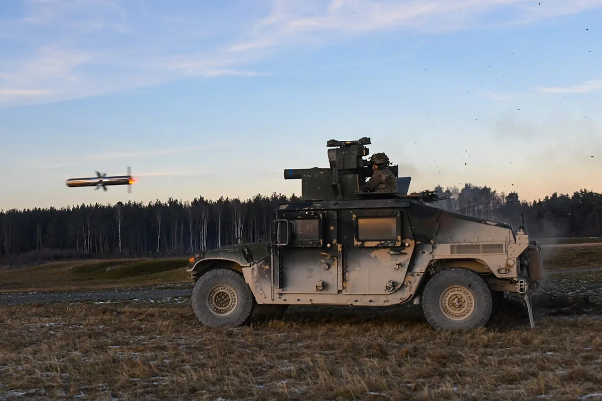 1-91 CAV, 173rd AB fire TOW missiles (7556173)