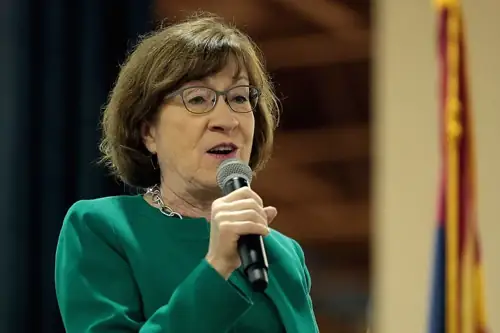 Susan Collins Won't Vote for Blanche, Calls DOJ 'Increasingly Political'