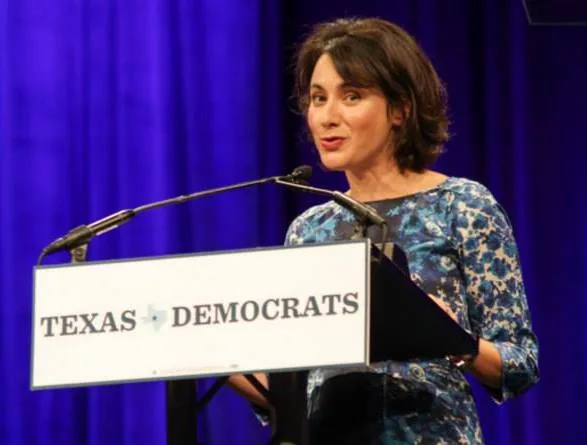 Gina Hinojosa at the State Democratic Convention