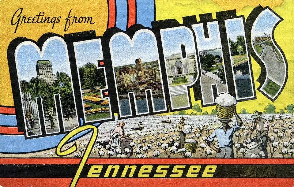 Greetings from Memphis, Tennessee - Large Letter Postcard (4601111792)