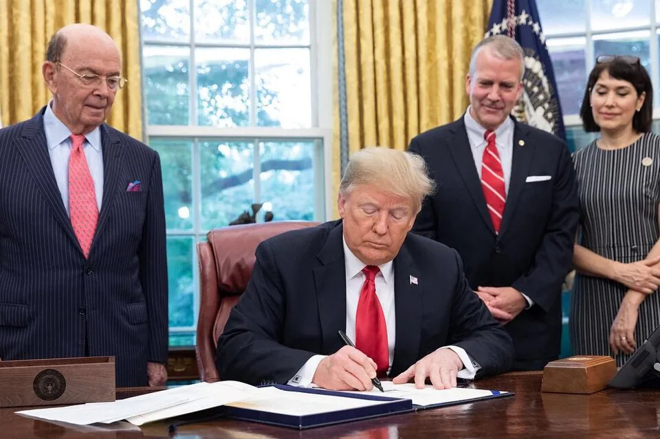 Trump signing SOS Act