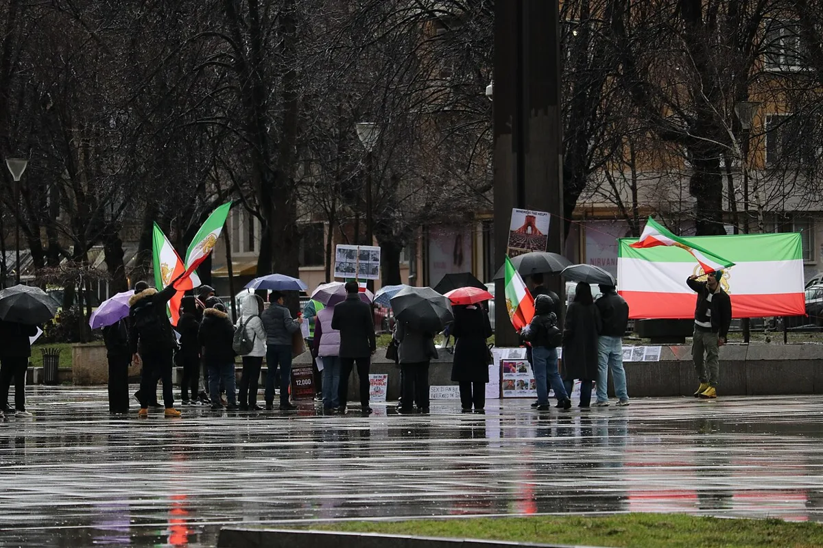 Anti-IR Iran demonstration Sofia 2025-02-15 - 12