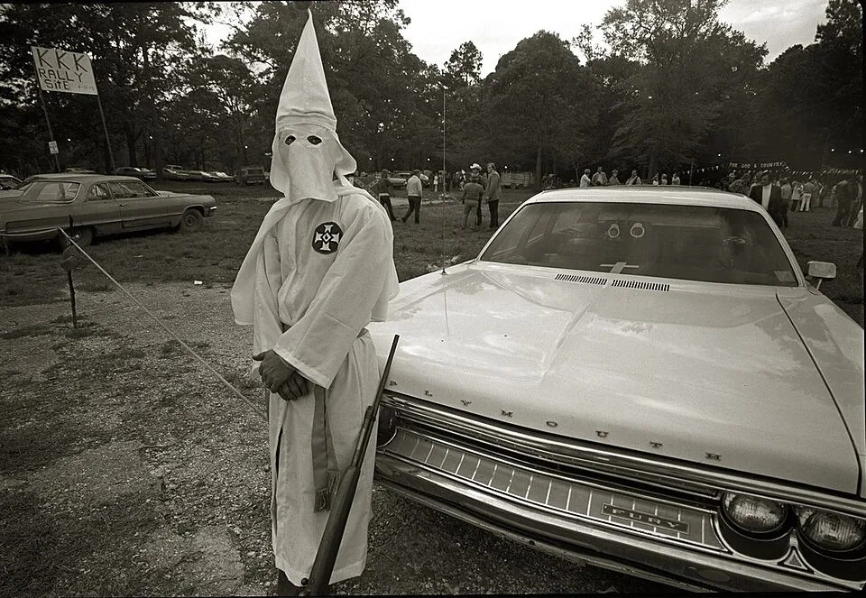 Perimeter guard Klan Rally Vidor Texas 1975
