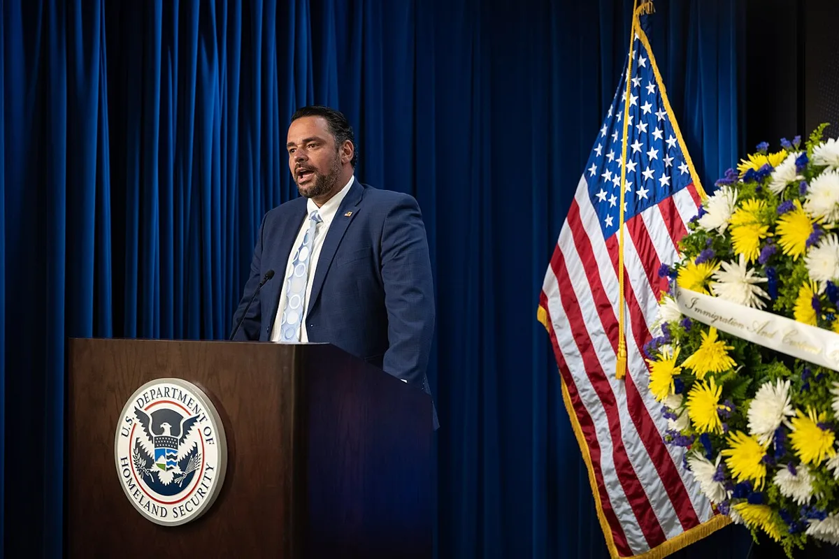DHS Secretary Alejandro Mayorkas attends United States Immigration and Customs Enforcement (ICE) Valor Memorial and Wreath Laying on 14 May 2024 - 24