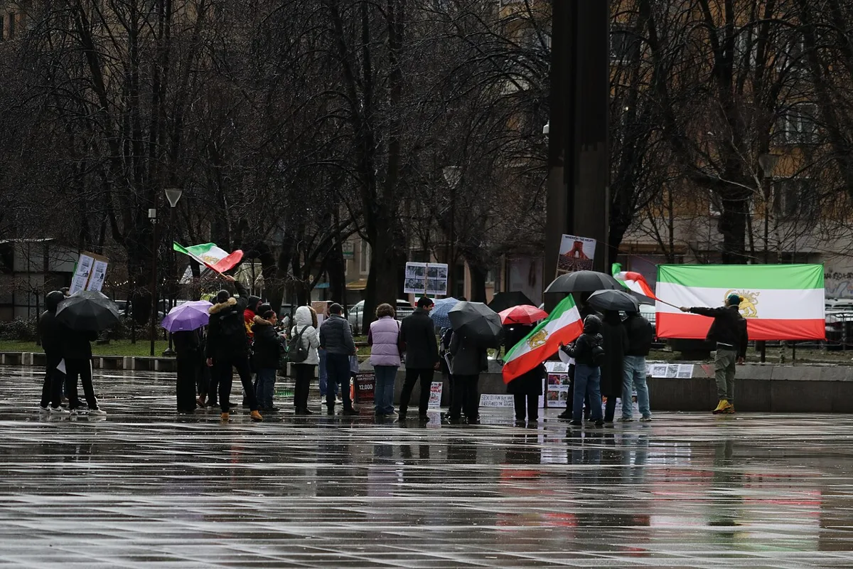 Anti-IR Iran demonstration Sofia 2025-02-15 - 05