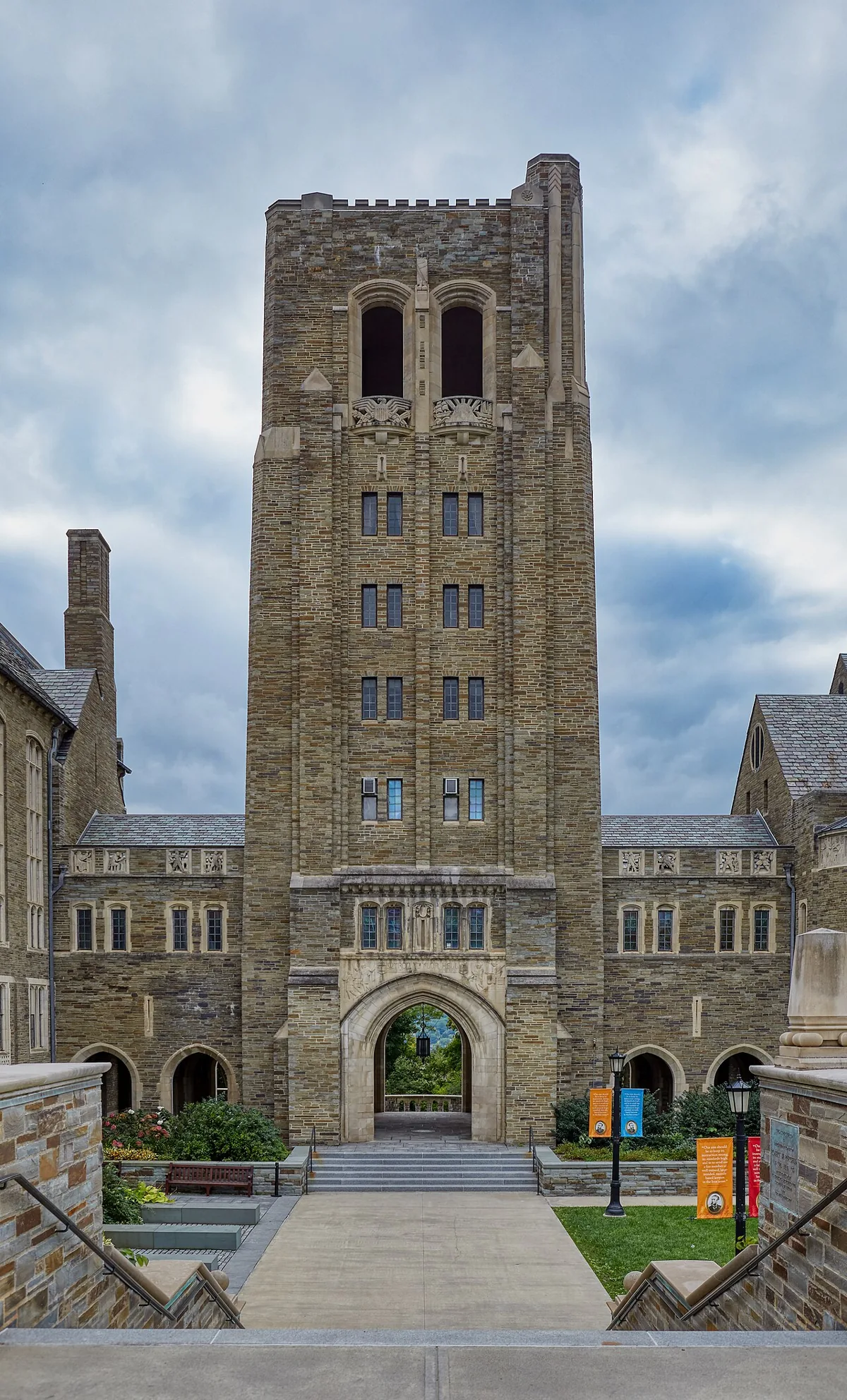 Cornell Law School Tower Courtyard 2019-10-04 22-23