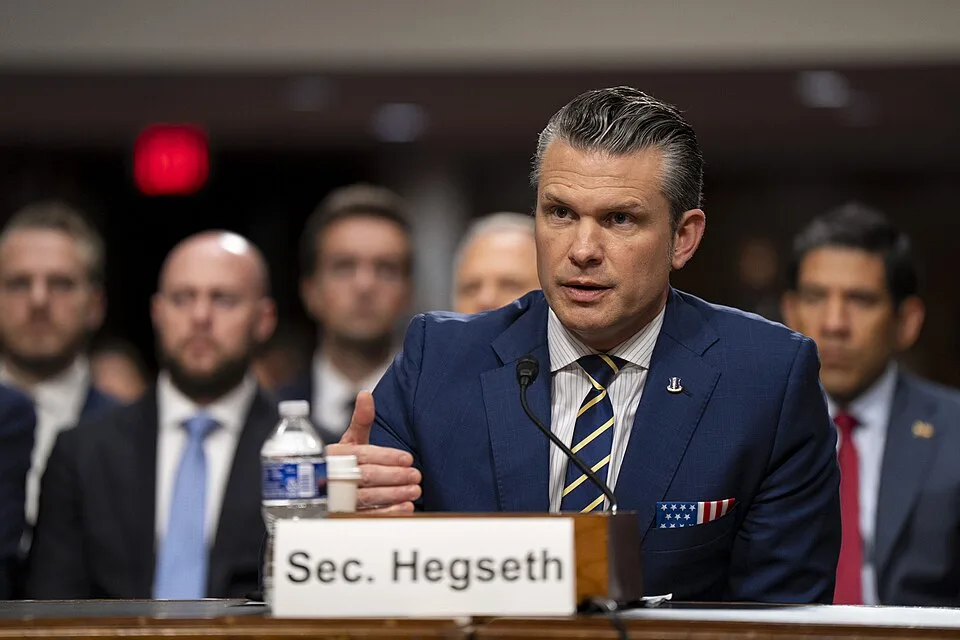 250618-D-PM193-1206 SecDef Hegseth, CJCS Caine, and SA to SD and PTDO USD CFO Testify at SASC Hearing