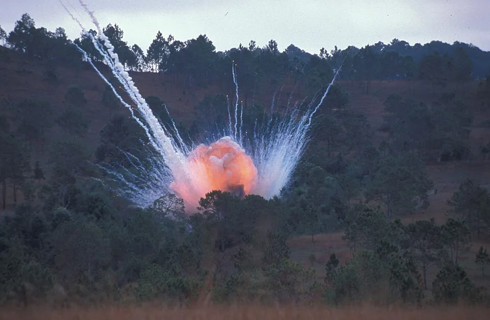 Landmine explosion, 2009. Photo- AusAID (10707886583)