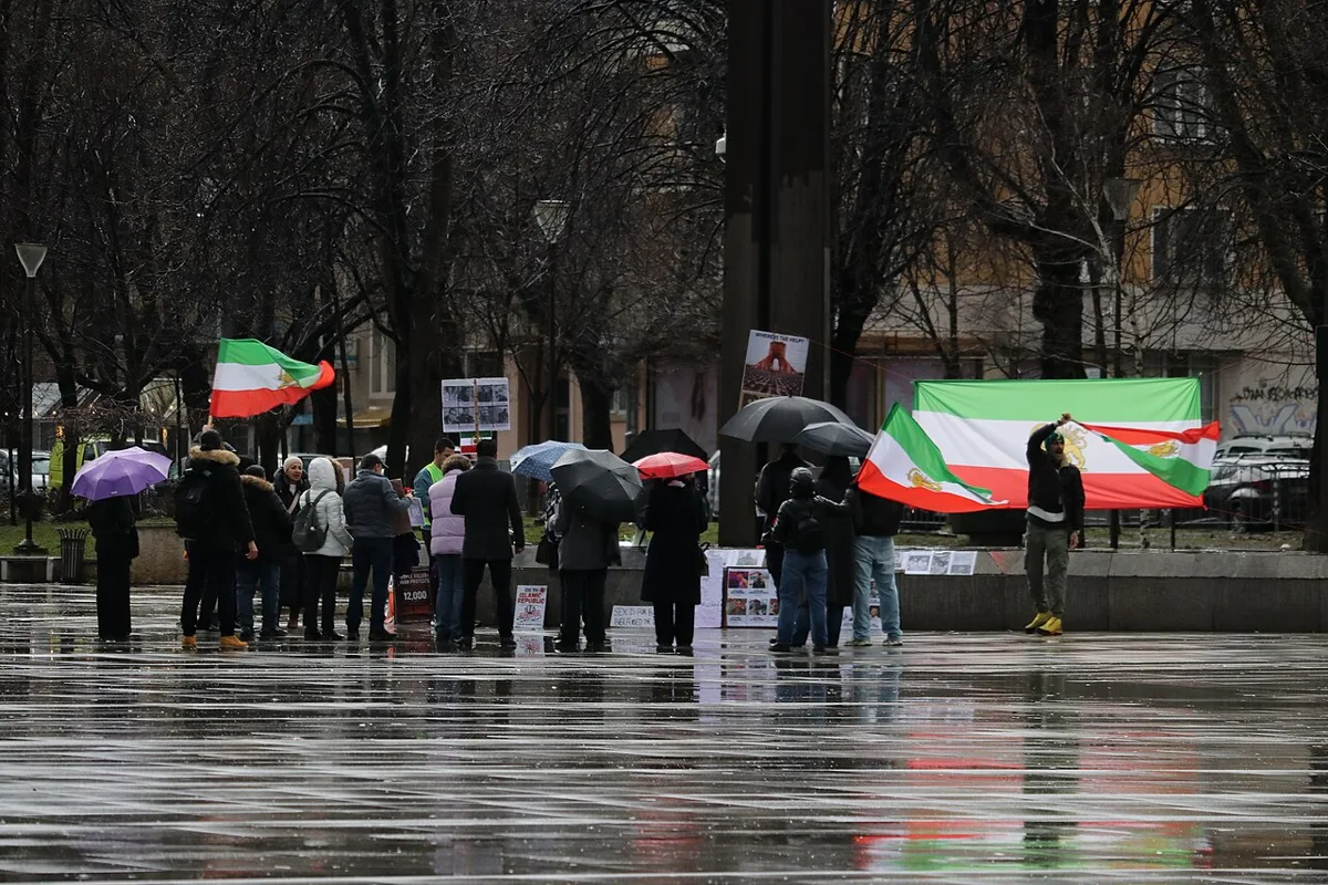 Anti-IR Iran demonstration Sofia 2025-02-15 - 08