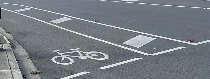 Bike Lane Painted Buffer