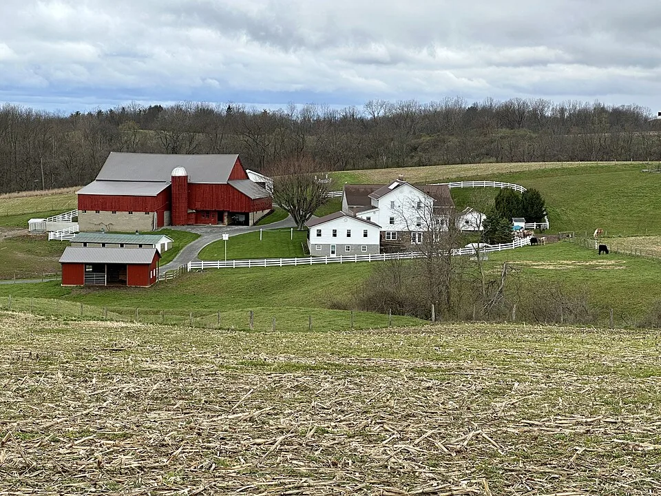 Amish farm, Holmes County Ohio