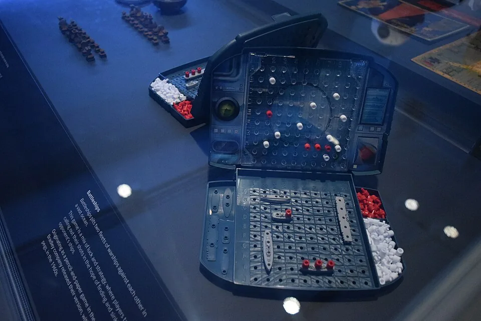 Games of War - Imperial War Museum, London - Battleships game