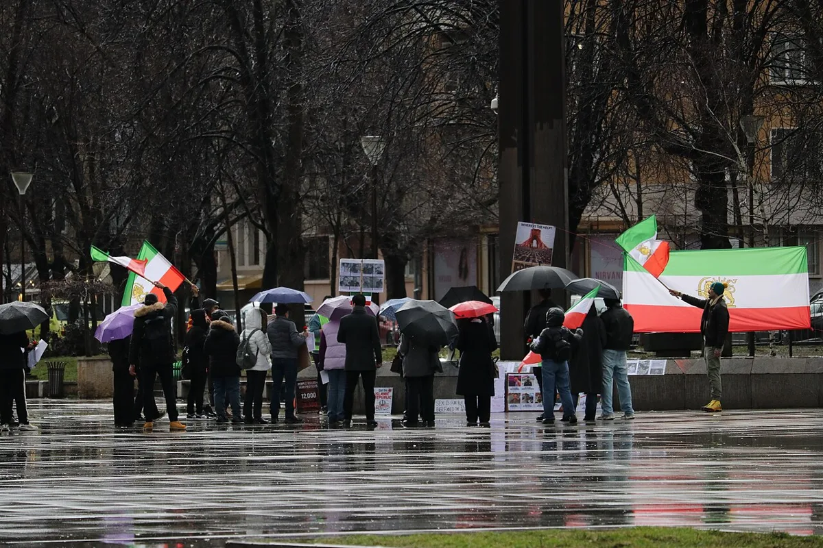 Anti-IR Iran demonstration Sofia 2025-02-15 - 11