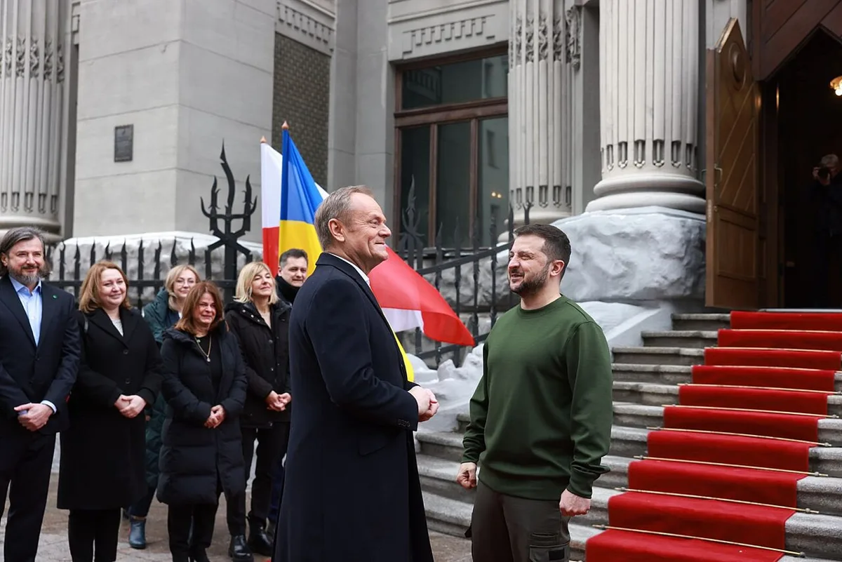 Donald Tusk, Volodymyr Zelenskyy 1 (2024)