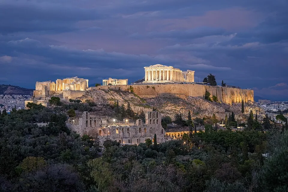 1029 Acropolis of Athens in Greece at night Photo by Giles Laurent