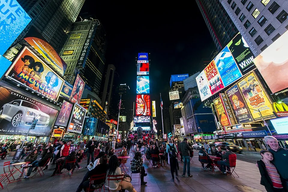 1 times square night 2013