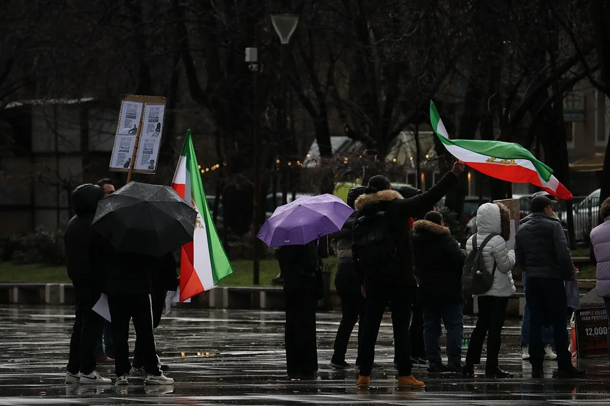 Anti-IR Iran demonstration Sofia 2025-02-15 - 03