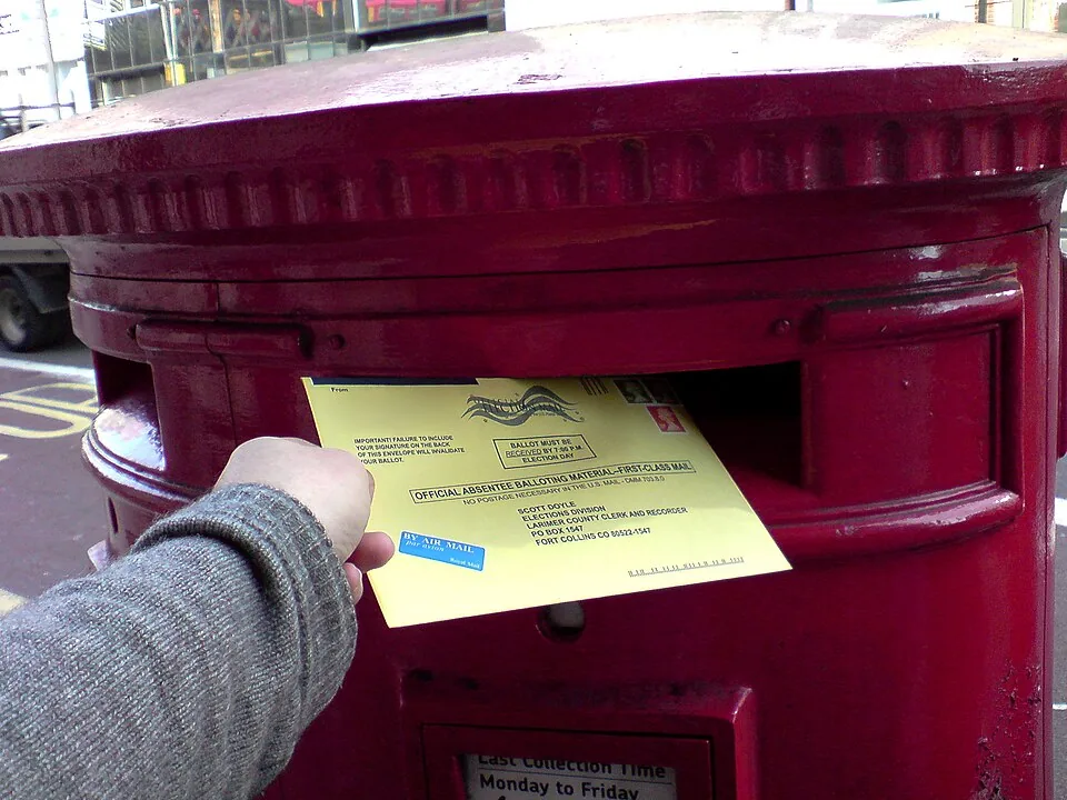 Ballot in the box
