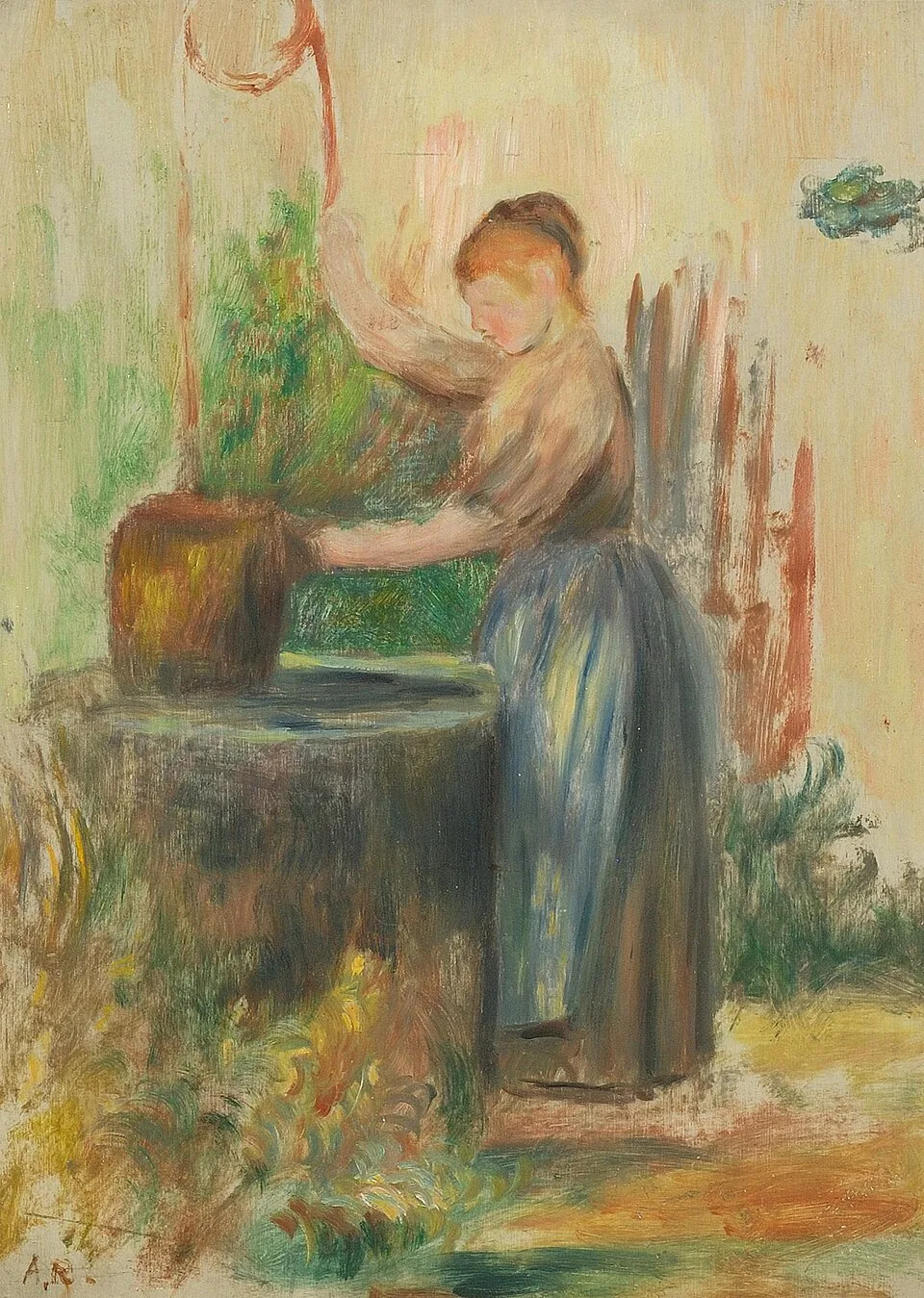 Renoir - Jeune femme au puits, non daté