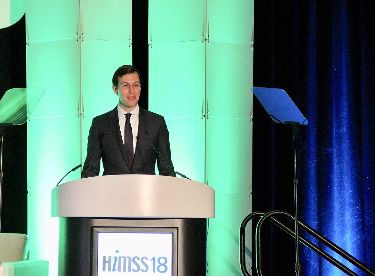 Blue Button Announcement, HIMSS18, Las Vegas, March 2018 Jared Kushner (39941055395)