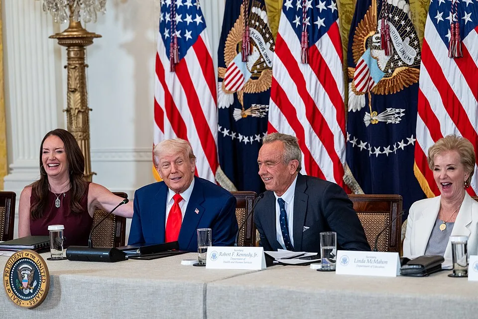 President Donald Trump delivers remarks announcing the MAHA (Make America Healthy Again) Commission (54540121773)