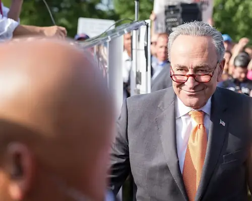 TMZ Asked Schumer If He Farted on the Senate Floor. He Declined to Comment.