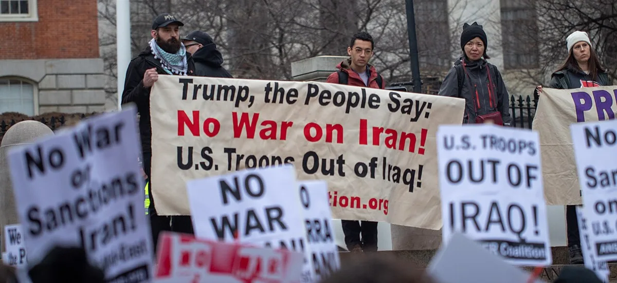 Boston Iran War Protests 2020 2