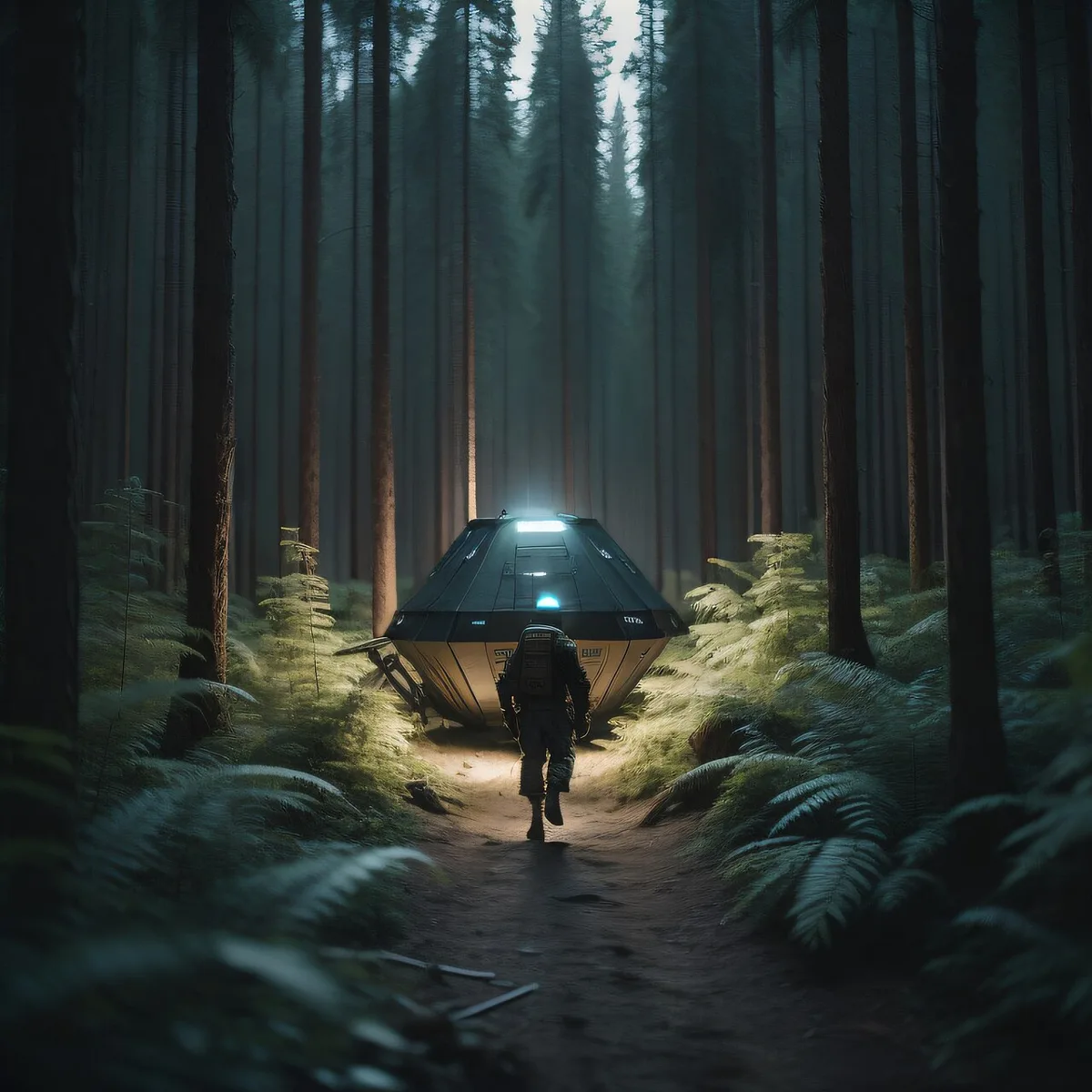 Rendlesham Forest UFO incident digital CCBY artwork