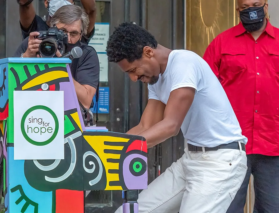Jon Batiste in Brooklyn Juneteenth 2020 (94825)
