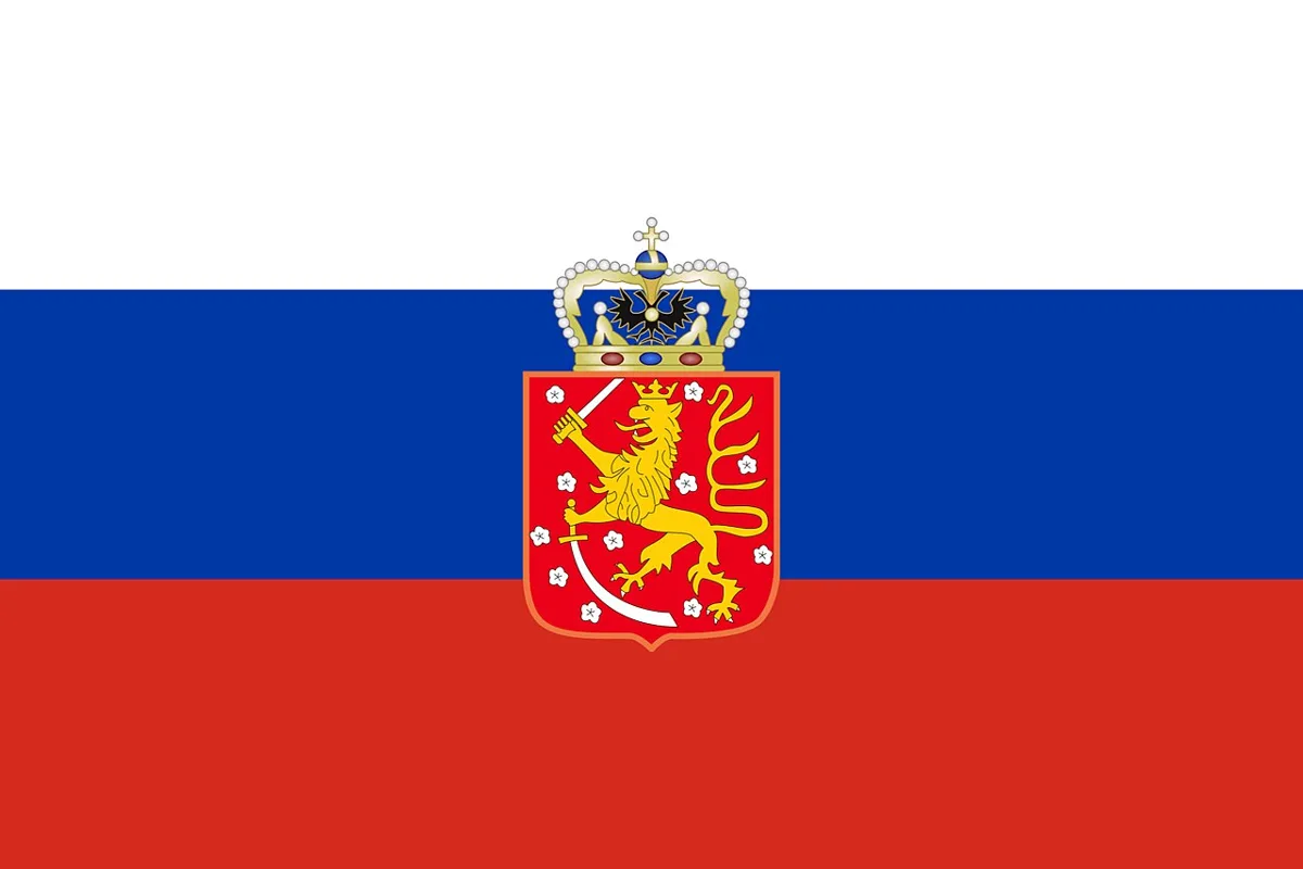 Flag of The Gran Duchy of Finland (Russian Empire)