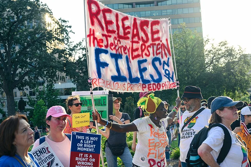 Good Trouble Protest - Release the Epstein Files (54674892253)