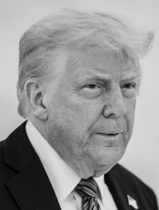 Donald Trump in Qatar, 2025 (cropped)