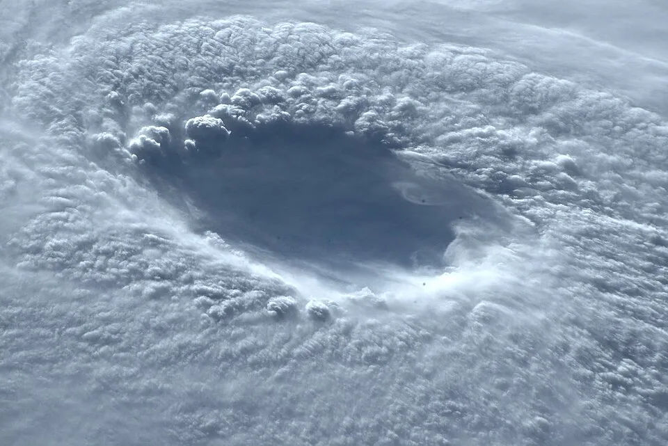 Eye Photo Of Typhoon Nanmadol From International Space Station