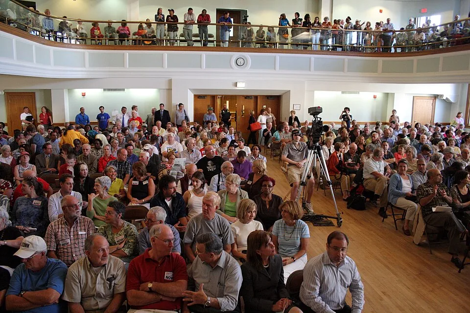 West Hartford, Connecticut health care reform town hall meeting, 2009-09-02