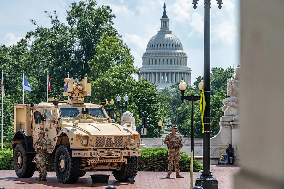 2,300 National Guard members are supporting the D.C. Safe and Beautiful Joint Task Force in Washington, D.C. during August and September 2025 - 110