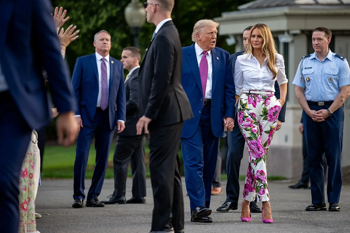 F20250612CF-0874 President Donald Trump and FLOTUS Melania Trump attend the Congressional Picnic
