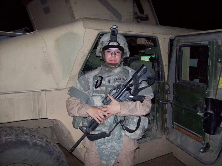 Iraq Vet Zip-Tied in Her Own Yard by National Guard for Hanging Anti-Guard Signs